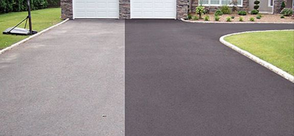Old driveway seal coat vs new asphalt sealing
